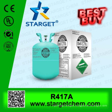 eco-friendly Refrigerant gas R417a to replacement for r22 in 13.6kg/30lb cylinder